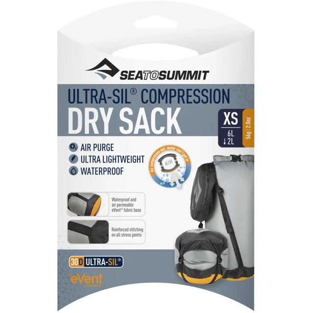 Sea to Summit Ultra-Sil eVent Compression Bag XS grey 3 Sea to Summit Ultra-Sil eVent Compression Bag XS grey - Image 3